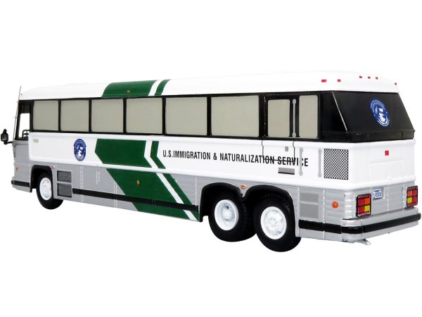 MCI MC-12 Coach Classic Bus "U.S. Immigration & Naturalization Service" "Vintage Bus & Motorcoach Collection" 1/87 Diecast Model by Iconic Replicas - Image 2