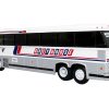 MCI MC-12 Coach Classic Bus "Grey Goose Lines" Destination: Winnipeg (Manitoba Canada) "Vintage Bus & Motorcoach Collection" 1/87 Diecast Model by Iconic Replicas
