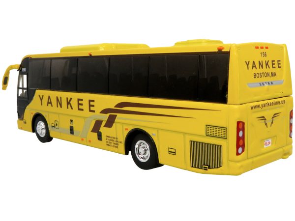 TEMSA TS 35E Coach Bus Yellow "Yankee Trails" "The Bus & Motorcoach Collection" 1/87 Diecast Model by Iconic Replicas - Image 2