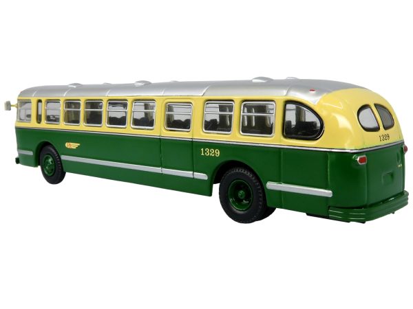 1952 CCF-Brill CD-44 Transit Bus PTC (Philadelphia Transportation Company) "R Frankford-Pratt Elevated Station" "Vintage Bus & Motorcoach Collection" 1/87 (HO) Diecast Model by Iconic Replicas - Image 3