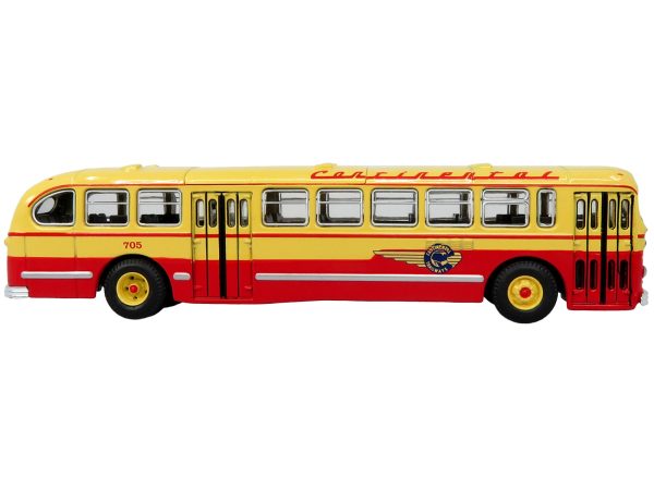 1952 CCF-Brill CD-44 Transit Bus Continental Trailways "Dallas" "Vintage Bus & Motorcoach Collection" 1/87 (HO) Diecast Model by Iconic Replicas - Image 2