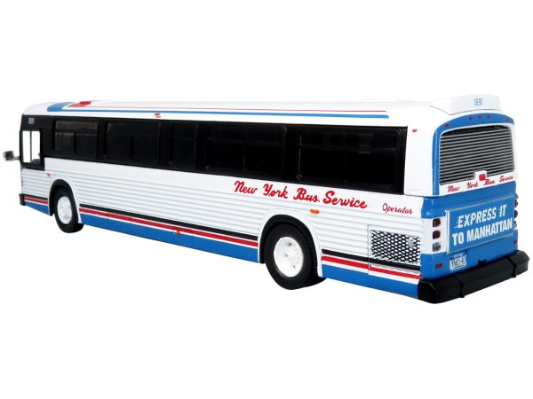 1989 MCI Classic Transit Bus New York Bus Service "Manhattan Express" "MTA New York City Bus" Series 1/87 Diecast Model by Iconic Replicas - Image 2