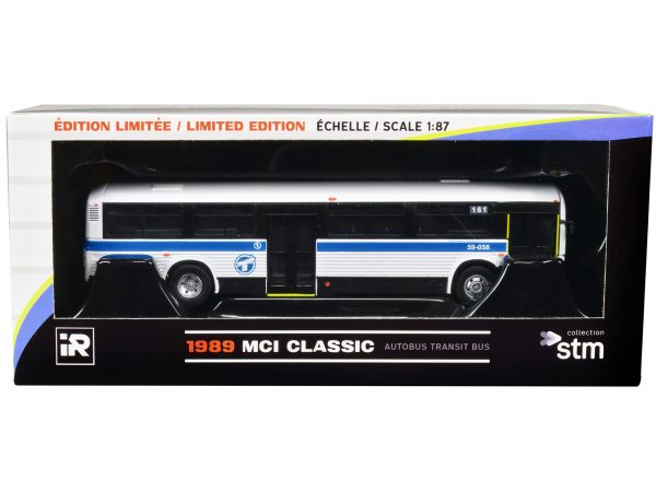 1989 MCI Classic Transit Bus STM Montreal "161 Van Horne" 1/87 Diecast Model by Iconic Replicas - Image 3