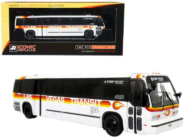 TMC RTS Transit Bus Las Vegas Transit "6 Strip Resort Hotels-Downtown" "Vintage Bus & Motorcoach Collection" 1/87 Diecast Model by Iconic Replicas - Image 3