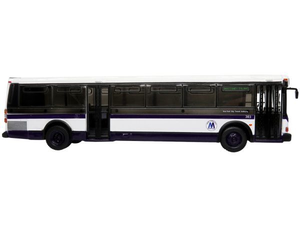 1980 Grumman 870 Advanced Design Transit Bus MTA New York City Bus "B64 Coney Island" "Vintage Bus & Motorcoach Collection" 1/87 Diecast Model by Iconic Replicas - Image 3