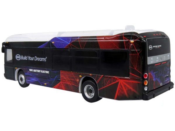 BYD K8M Electric Transit Bus "Build Your Dreams" Corporate Livery Limited Edition 1/87 (HO) Diecast Model by Iconic Replicas - Image 2