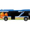 BYD K8M Electric Transit Bus Antelope Valley Transit Authority (AVTA) "4 Lancaster Blvd." Limited Edition 1/87 (HO) Diecast Model by Iconic Replicas - Image 2