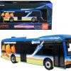 BYD K8M Electric Transit Bus Antelope Valley Transit Authority (AVTA) "4 Lancaster Blvd." Limited Edition 1/87 (HO) Diecast Model by Iconic Replicas - Image 3