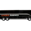 Van Hool TX45 Coach Bus "Lux Bus America" Black "The Bus & Motorcoach Collection" Limited Edition to 504 pieces Worldwide 1/87 (HO) Diecast Model by Iconic Replicas - Image 3