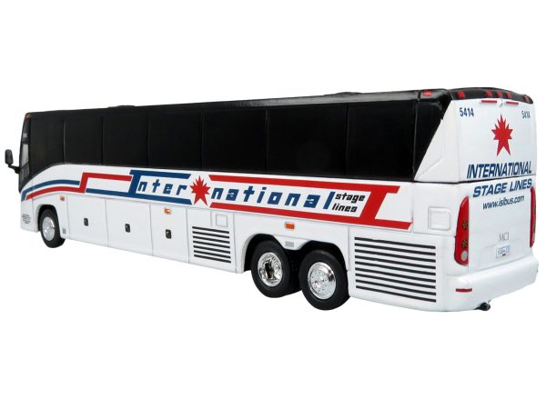 MCI J4500 Coach Bus "International Stage Lines" White "The Bus & Motorcoach Collection" Limited Edition to 504 pieces Worldwide 1/87 (HO) Diecast Model by Iconic Replicas - Image 2