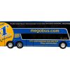 Van Hool TDX Double Decker Coach Bus "Megabus" "M22 Boston to New York" "The Bus & Motorcoach Collection" Limited Edition to 504 pieces Worldwide 1/87 (HO) Diecast Model by Iconic Replicas