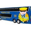 Van Hool TDX Double Decker Coach Bus "Megabus" "M22 Boston to New York" "The Bus & Motorcoach Collection" Limited Edition to 504 pieces Worldwide 1/87 (HO) Diecast Model by Iconic Replicas - Image 2