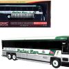2001 MCI D4000 Coach Bus "Peter Pan 25 Years of Tours to all of America" White and Green "Vintage Bus & Motorcoach Collection" Limited Edition to 504 pieces Worldwide 1/87 (HO) Diecast Model by Iconic Replicas - Image 3