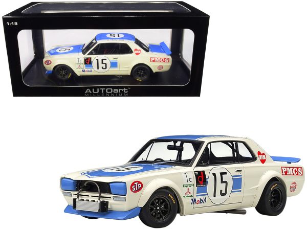 Nissan Skyline GT-R (KPGC-10) #15 K. Takahashi Winner Racing 1972 Fuji 300 km Speed Race "Millennium" Series 1/18 Diecast Model Car by Autoart - Image 2
