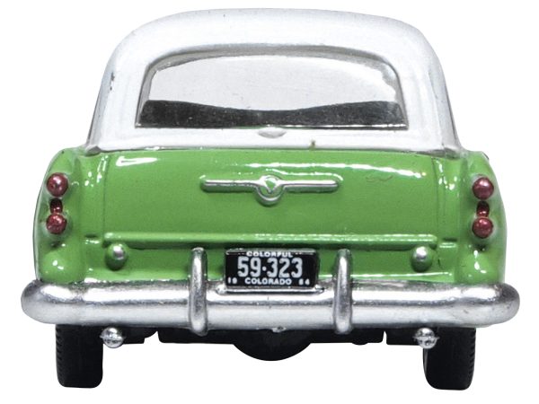1954 Buick Century Estate Wagon Willow Green and White 1/87 (HO) Scale Diecast Model Car by Oxford Diecast - Image 4