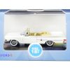 1961 Chrysler 300 Convertible Alaskan White 1/87 (HO) Scale Diecast Model Car by Oxford Diecast