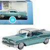 1959 Pontiac Bonneville Coupe Seaspray Green with Silver Top 1/87 (HO) Scale Diecast Model Car by Oxford Diecast