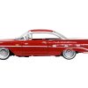 1959 Pontiac Bonneville Coupe Mandalay Red 1/87 (HO) Scale Diecast Model Car by Oxford Diecast