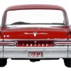 1959 Pontiac Bonneville Coupe Mandalay Red 1/87 (HO) Scale Diecast Model Car by Oxford Diecast - Image 3