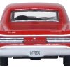 1966 Pontiac GTO Montero Red 1/87 (HO) Scale Diecast Model Car by Oxford Diecast - Image 3