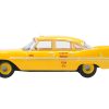 1959 Plymouth Belvedere Taxi Yellow "Tanner Yellow Cab Co." 1/87 (HO) Scale Diecast Model Car by Oxford Diecast