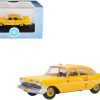 1959 Plymouth Belvedere Taxi Yellow "Tanner Yellow Cab Co." 1/87 (HO) Scale Diecast Model Car by Oxford Diecast - Image 2