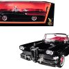 1958 Edsel Citation Convertible Black 1/18 Diecast Model Car by Road Signature