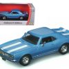 1967 Chevrolet Camaro Z-28 Blue 1/43 Diecast Model Car by Road Signature