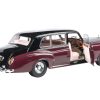1964 Rolls Royce Phantom V Duotone Royal Garnet Red and Mason's Black 1/18 Diecast Model Car by Paragon Models - Image 3