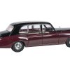 1964 Rolls Royce Phantom V Duotone Royal Garnet Red and Mason's Black 1/18 Diecast Model Car by Paragon Models - Image 2