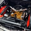 1967 Oldsmobile 442 W-30 Ebony Black with Red Interior Limited Edition to 690 pieces Worldwide 1/18 Diecast Model Car by ACME - Image 3