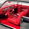 1967 Oldsmobile 442 W-30 Ebony Black with Red Interior Limited Edition to 690 pieces Worldwide 1/18 Diecast Model Car by ACME - Image 2