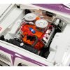 1968 Plymouth Barracuda Purple Metallic and White "Billy the Kid" Limited Edition to 822 pieces Worldwide 1/18 Diecast Model Car by ACME - Image 3