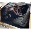 1971 Plymouth Hemi Barracuda "Super Track Pack" Gold Leaf Metallic and Matt Black Limited Edition to 912 pieces Worldwide 1/18 Diecast Model Car by ACME