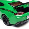 2017 Chevrolet Nickey Camaro SS 1LE Krypton Green with Matt Black Hood and Black Stripes 1/18 Diecast Model Car by Auto World - Image 4