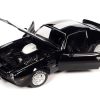 1972 Pontiac Firebird T/A Trans Am Starlight Black with White Stripes "Class of 1972" "American Muscle" Series 1/18 Diecast Model Car by Auto World - Image 2