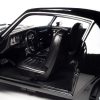 1972 Pontiac Firebird T/A Trans Am Starlight Black with White Stripes "Class of 1972" "American Muscle" Series 1/18 Diecast Model Car by Auto World - Image 3