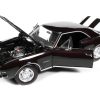 1967 Chevrolet Camaro Z/28 Royal Plum with White Stripes "Muscle Car & Corvette Nationals" (MCACN) 1/18 Diecast Model Car by Auto World