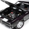 1967 Chevrolet Camaro Z/28 Royal Plum with White Stripes "Muscle Car & Corvette Nationals" (MCACN) 1/18 Diecast Model Car by Auto World - Image 5
