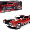 1972 Buick GSX Fire Red with Black Stripes "Muscle Car & Corvette Nationals" (MCACN) "American Muscle" Series 1/18 Diecast Model Car by Auto World