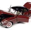 1950 Oldsmobile Rocket 88 Chariot Red with Black Top and Red and White Interior "American Muscle" Series 1/18 Diecast Model Car by Auto World
