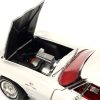 1963 Chevrolet Corvette Z06 Split-Window Coupe Ermine White with Red Interior "Muscle Car & Corvette Nationals" (MCACN) "American Muscle" Series 1/18 Diecast Model Car by Auto World - Image 4