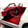 1963 Chevrolet Corvette Z06 Split-Window Coupe Ermine White with Red Interior "Muscle Car & Corvette Nationals" (MCACN) "American Muscle" Series 1/18 Diecast Model Car by Auto World - Image 2