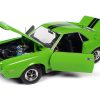 1969 AMC AMX Big Bad Lime Green with Black Stripes "Muscle Car & Corvette Nationals" (MCACN) "American Muscle" Series 1/18 Diecast Model Car by Auto World - Image 2