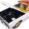 1969 Pontiac Royal Bobcat Grand Prix Model J Cameo White with Firefrost Gold Hood and Top with Gold Interior "American Muscle" Series 1/18 Diecast Model Car by Auto World - Image 4