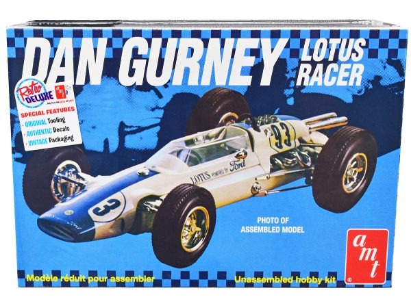 Skill 2 Model Kit Dan Gurney Lotus Racer 1/25 Scale Model by AMT - Image 4