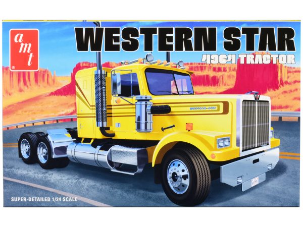 Skill 3 Model Kit Western Star 4964 Truck Tractor 1/24 Scale Model by AMT - Image 3