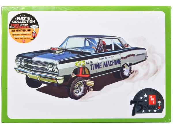 Skill 2 Model Kit 1965 Chevrolet Chevelle AWB Funny Car "Time Machine" 1/25 Scale Model by AMT - Image 3