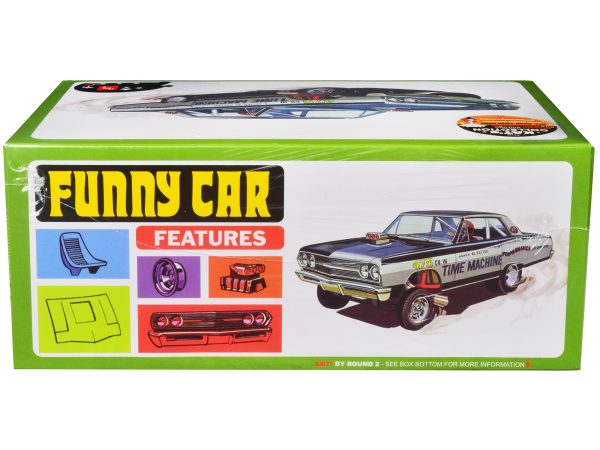 Skill 2 Model Kit 1965 Chevrolet Chevelle AWB Funny Car "Time Machine" 1/25 Scale Model by AMT - Image 2