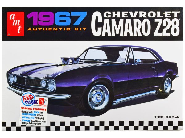 Skill 2 Model Kit 1967 Chevrolet Camaro Z/28 1/25 Scale Model by AMT - Image 3